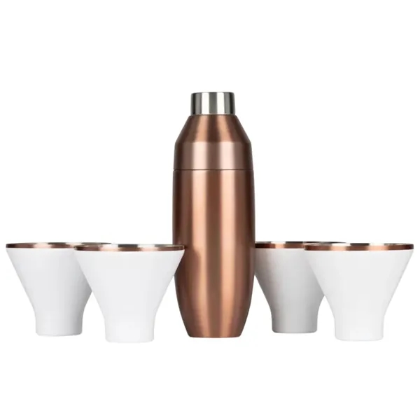 Insulated Cocktail Shaker and Martini Tumbler  Set - Insulated Cocktail Shaker and Martini Tumbler  Set - Image 2 of 10