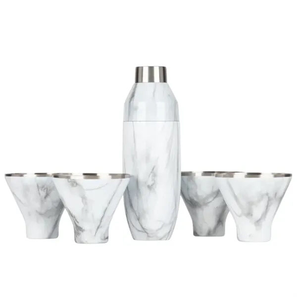 Insulated Cocktail Shaker and Martini Tumbler  Set - Insulated Cocktail Shaker and Martini Tumbler  Set - Image 5 of 10