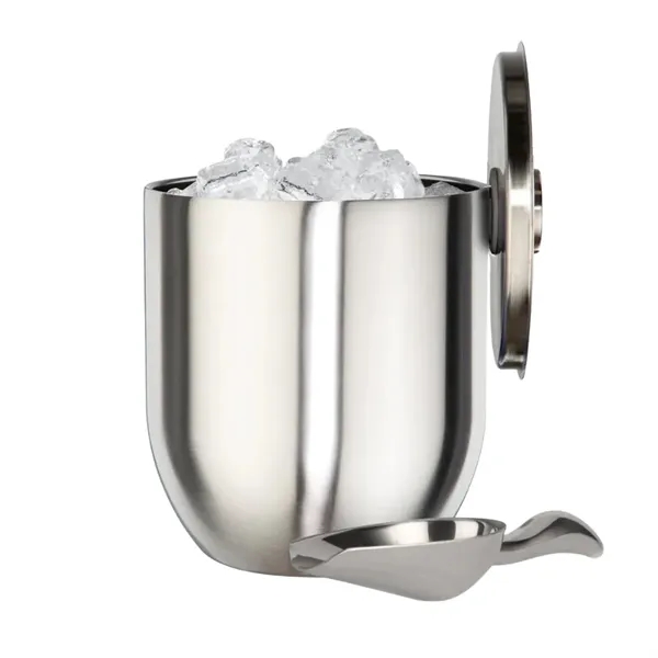 3L Insulated Ice Bucket with Lid and Scoop - 3L Insulated Ice Bucket with Lid and Scoop - Image 5 of 7