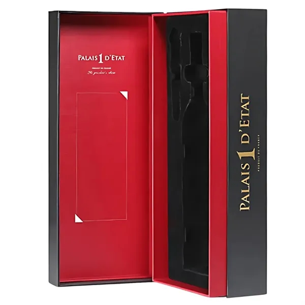 1-Bottle Luxury Magnetic Wine Gift Box - 1-Bottle Luxury Magnetic Wine Gift Box - Image 4 of 5