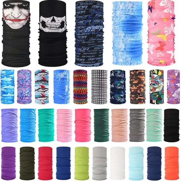 Seamless Bandana Head Buffs Face Mask - Seamless Bandana Head Buffs Face Mask - Image 1 of 2