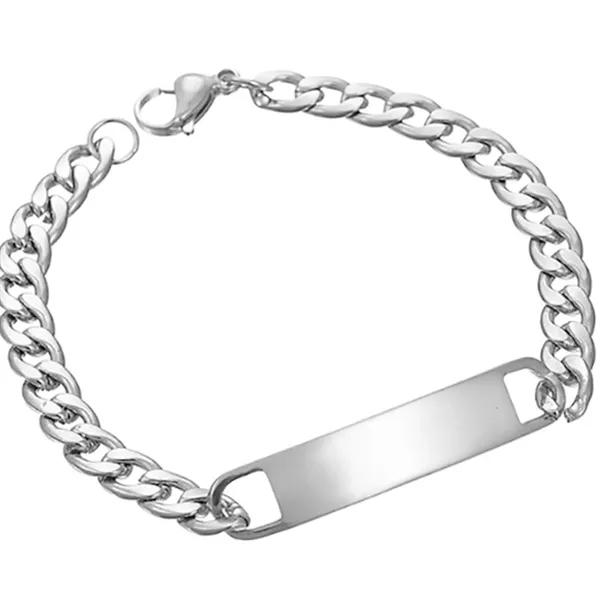 Custom Metal Bracelets For Men Women - Custom Metal Bracelets For Men Women - Image 2 of 2