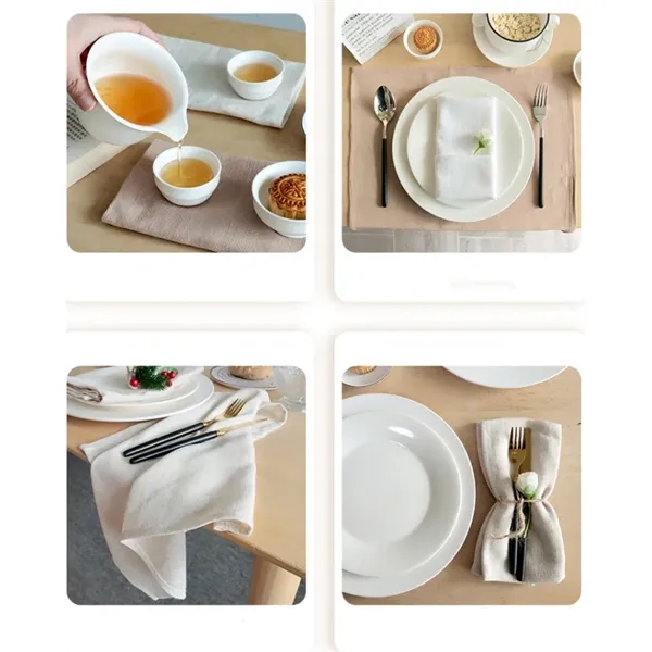 Square Hotel Napkin Cloth Plain Tea Towels - Square Hotel Napkin Cloth Plain Tea Towels - Image 16 of 16