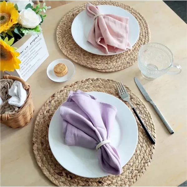 Square Hotel Napkin Cloth Plain Tea Towels - Square Hotel Napkin Cloth Plain Tea Towels - Image 14 of 16