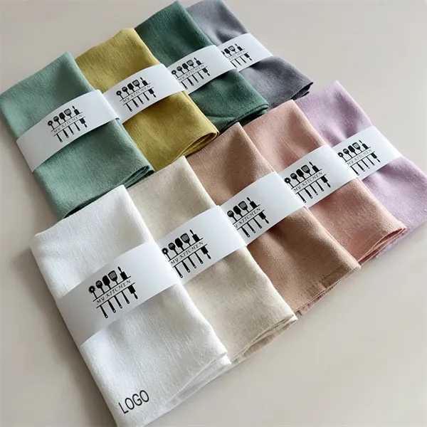 Square Hotel Napkin Cloth Plain Tea Towels - Square Hotel Napkin Cloth Plain Tea Towels - Image 0 of 16