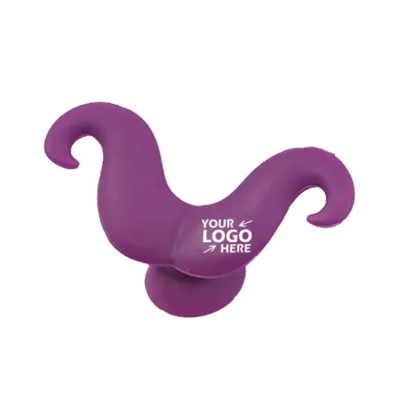 Beard Shaped Phone Holder with Suction Cup - Beard Shaped Phone Holder with Suction Cup - Image 1 of 8