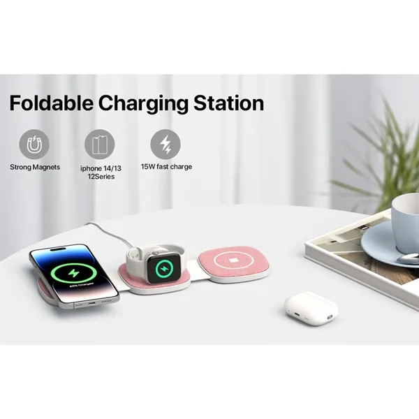 3 in 1 Foldable Wireless Charger - 3 in 1 Foldable Wireless Charger - Image 4 of 4