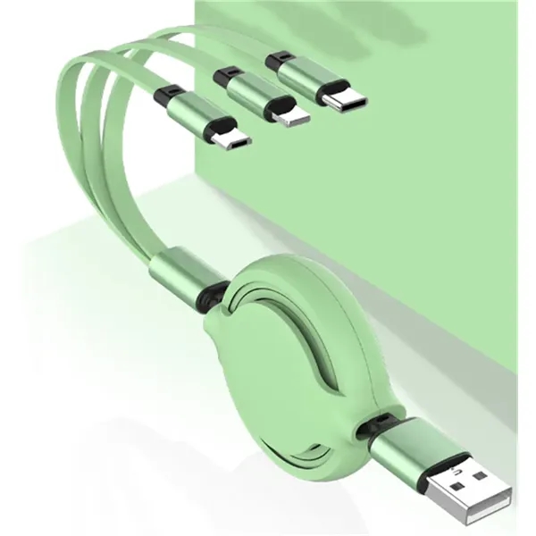 Retractable 3 in 1 Multiple Charging Cord Holiday Travel - Retractable 3 in 1 Multiple Charging Cord Holiday Travel - Image 8 of 9