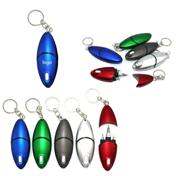 Multifunctional Pen with Stylus and Writing Tools - Multifunctional Pen with Stylus and Writing Tools - Image 0 of 3