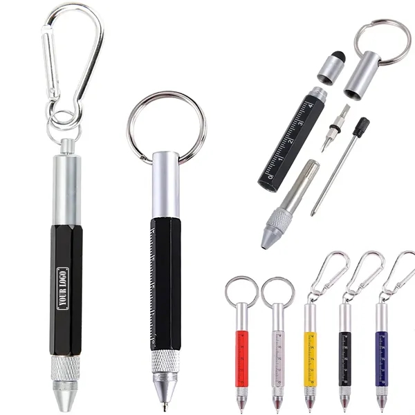 Mini Multifunction Ballpoint Keychains - Mini Multifunction Ballpoint Keychains - Image 0 of 0