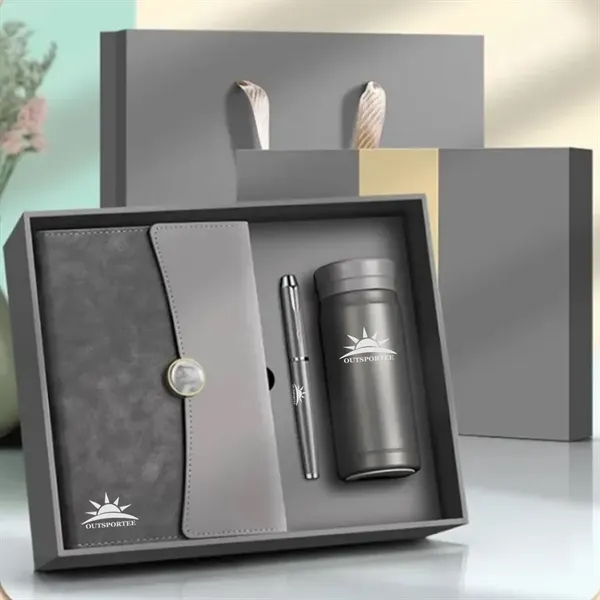 3pcs High End Business Gift Set Notebook/Pen/Tumbler - 3pcs High End Business Gift Set Notebook/Pen/Tumbler - Image 0 of 4