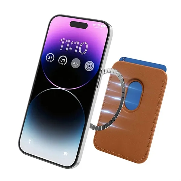 Pu Magnetic Card Holder - Pu Magnetic Card Holder - Image 3 of 4