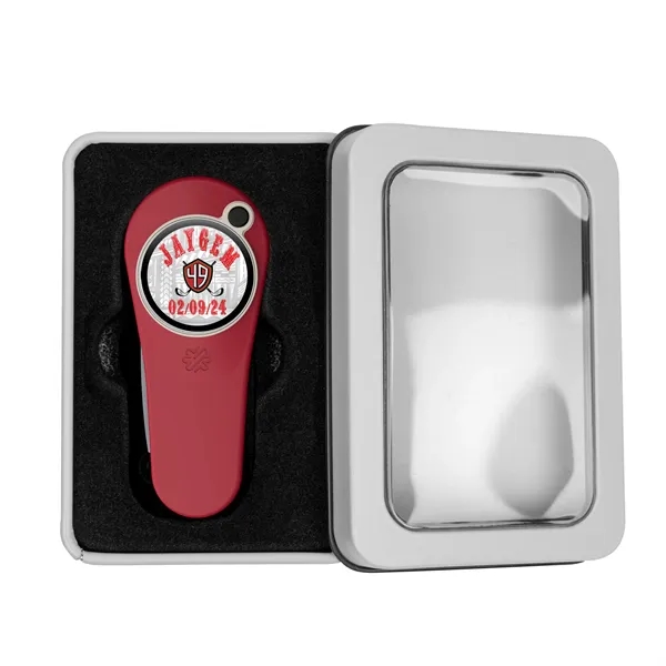 Pitchfix Original 2.5 Golf Divot Tool in Window Tin - Pitchfix Original 2.5 Golf Divot Tool in Window Tin - Image 3 of 10