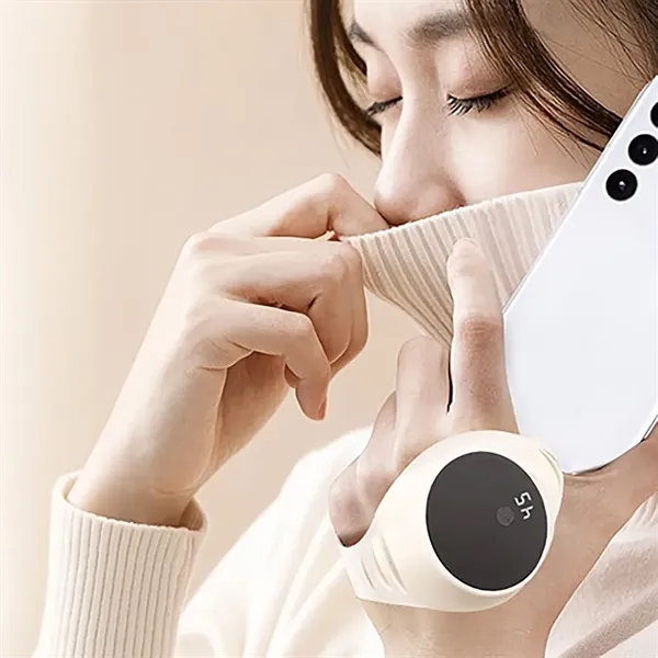 Rechargeable Hand Warmer with Temperature Display - Rechargeable Hand Warmer with Temperature Display - Image 6 of 9