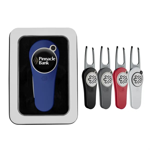 Pitchfix Original 2.5 Golf Divot Tool in Window Tin