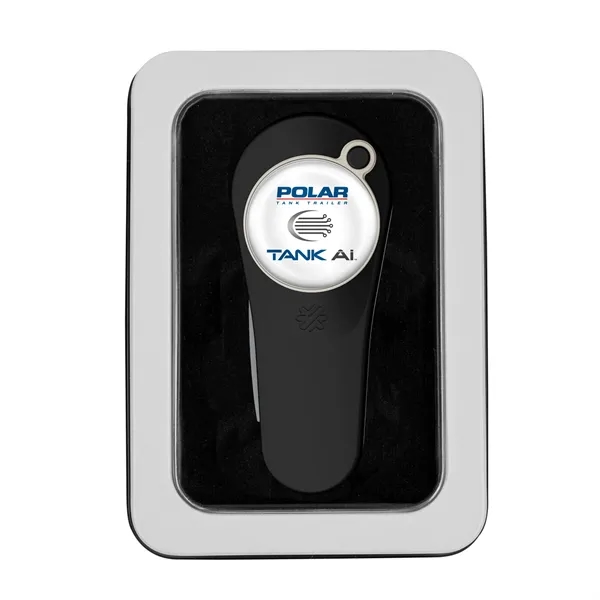 Custom Pitchfix Original 2.5 Golf Divot Tool in Window Tin