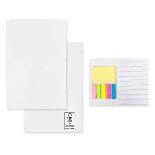 4" X 6" Perfect Paper Cover Sticky Note Book - 4" X 6" Perfect Paper Cover Sticky Note Book - Image 1 of 3