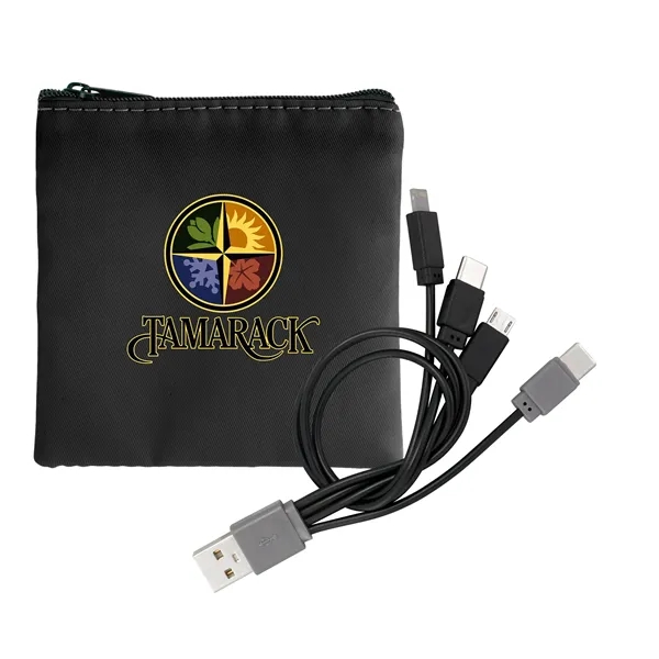 Colorful RPET Cable Pouch - Colorful RPET Cable Pouch - Image 7 of 19