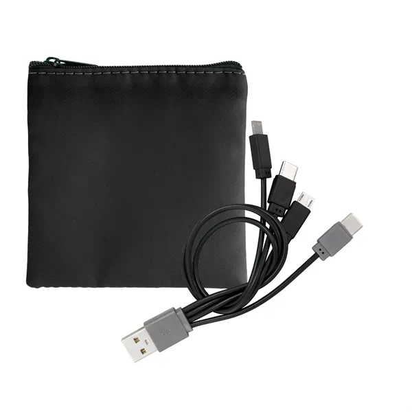 Colorful RPET Cable Pouch - Colorful RPET Cable Pouch - Image 1 of 19