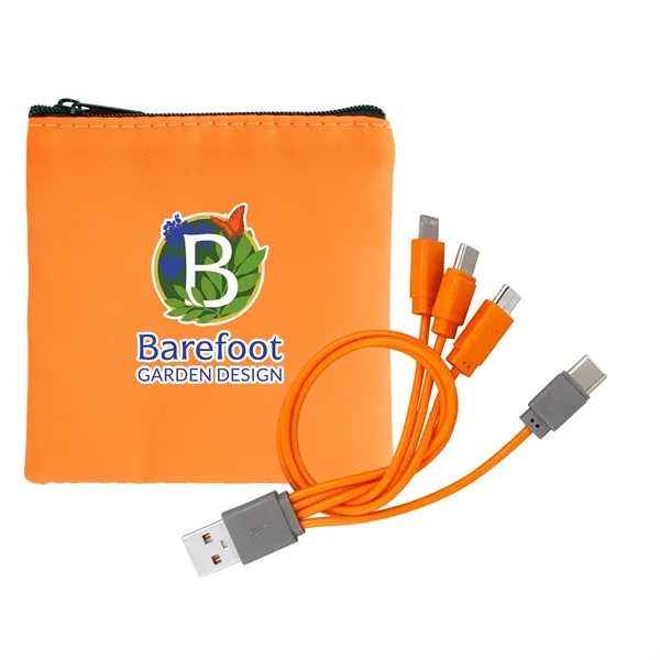 Colorful RPET Cable Pouch - Colorful RPET Cable Pouch - Image 8 of 19