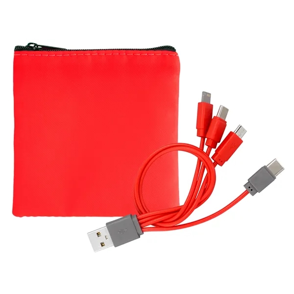 Colorful RPET Cable Pouch - Colorful RPET Cable Pouch - Image 13 of 19