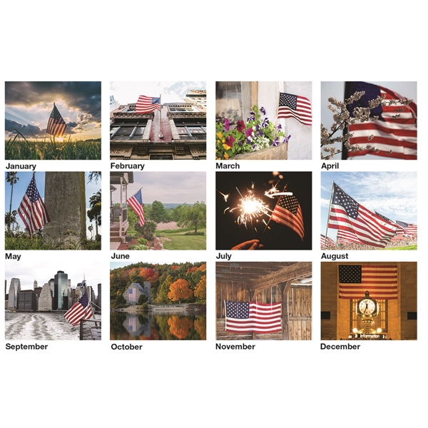 Old Glory Wall Calendar - Old Glory Wall Calendar - Image 4 of 4