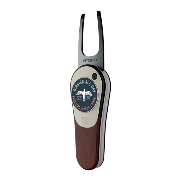 Pitchfix Woodie Golf Divot Repair Tool - Pitchfix Woodie Golf Divot Repair Tool - Image 3 of 15