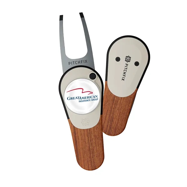 Pitchfix Woodie Golf Divot Repair Tool - Pitchfix Woodie Golf Divot Repair Tool - Image 5 of 15