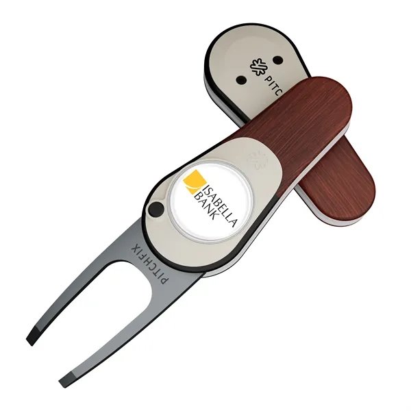 Pitchfix Woodie Golf Divot Repair Tool - Pitchfix Woodie Golf Divot Repair Tool - Image 7 of 15
