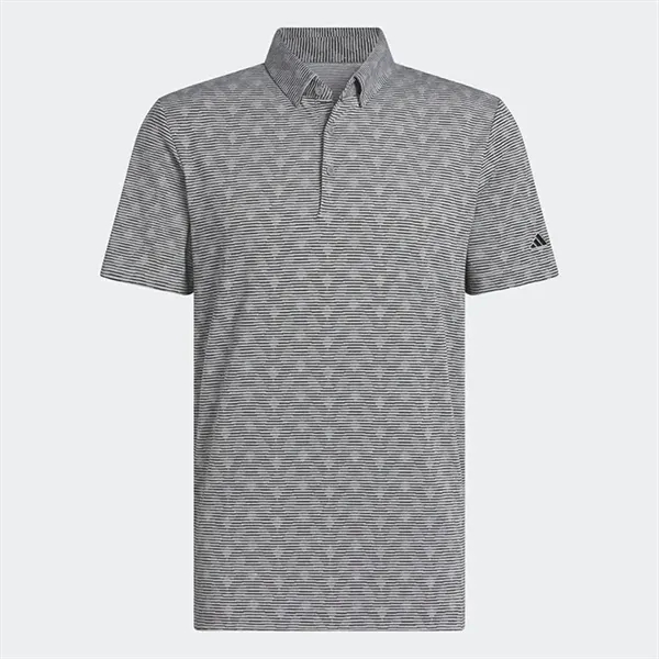 Adidas Go-To Printed Stripe Polo - Adidas Go-To Printed Stripe Polo - Image 1 of 4