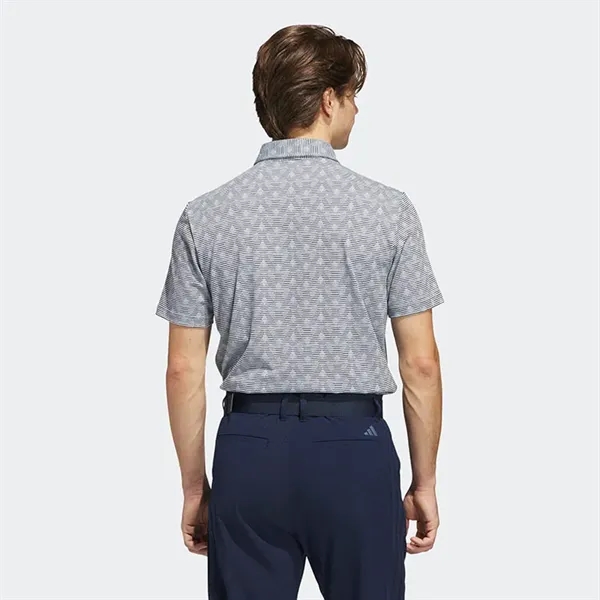 Adidas Go-To Printed Stripe Polo - Adidas Go-To Printed Stripe Polo - Image 4 of 4