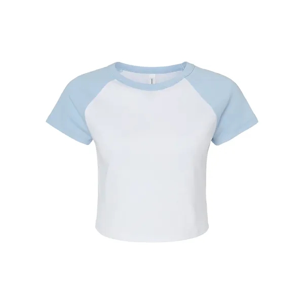 Bella + Canvas Ladies' Micro Ribbed Raglan Baby T-Shirt - Bella + Canvas Ladies' Micro Ribbed Raglan Baby T-Shirt - Image 23 of 58