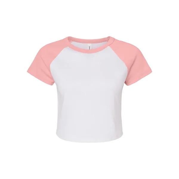 Bella + Canvas Ladies' Micro Ribbed Raglan Baby T-Shirt - Bella + Canvas Ladies' Micro Ribbed Raglan Baby T-Shirt - Image 31 of 58