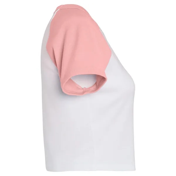 Bella + Canvas Ladies' Micro Ribbed Raglan Baby T-Shirt - Bella + Canvas Ladies' Micro Ribbed Raglan Baby T-Shirt - Image 33 of 58