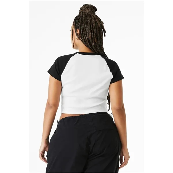 Bella + Canvas Ladies' Micro Ribbed Raglan Baby T-Shirt - Bella + Canvas Ladies' Micro Ribbed Raglan Baby T-Shirt - Image 34 of 58