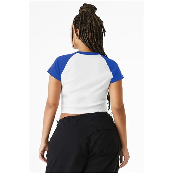 Bella + Canvas Ladies' Micro Ribbed Raglan Baby T-Shirt - Bella + Canvas Ladies' Micro Ribbed Raglan Baby T-Shirt - Image 54 of 58