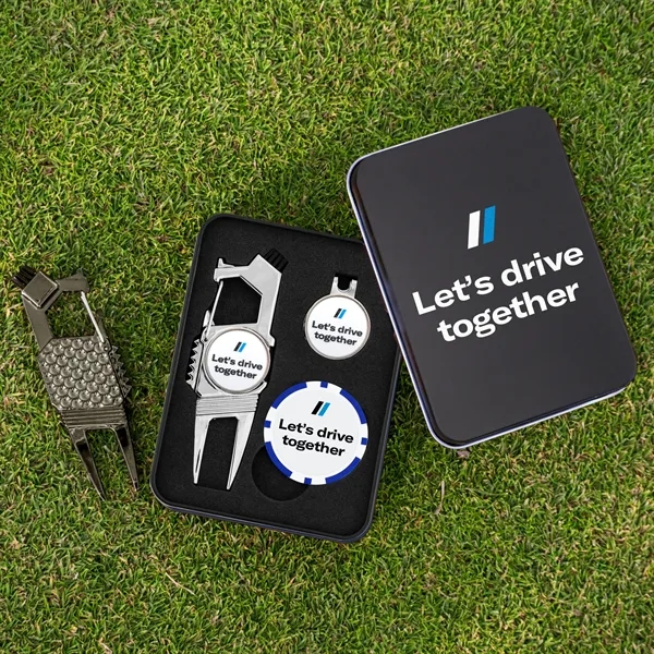 Golf n' Brew Divot Tool Set w/ Poker Chip - Golf n' Brew Divot Tool Set w/ Poker Chip - Image 2 of 7