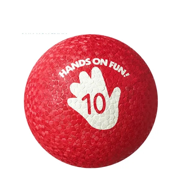 8.5'' 2-ply Rubber Playground Ball - 8.5'' 2-ply Rubber Playground Ball - Image 2 of 3