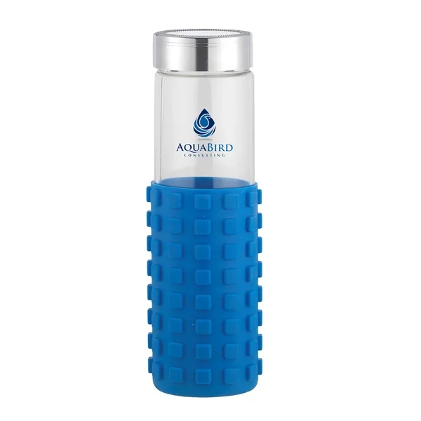 20 oz Silicone Grip Square Bottle - 20 oz Silicone Grip Square Bottle - Image 10 of 13