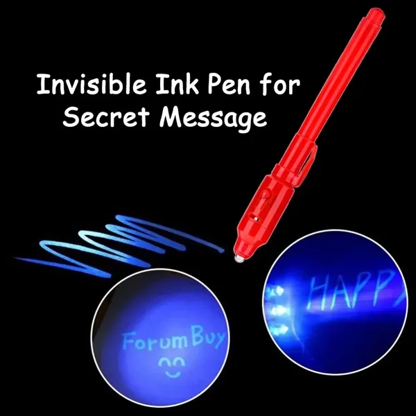UV Light Highlighter Pen With Invisible Ink - UV Light Highlighter Pen With Invisible Ink - Image 2 of 4