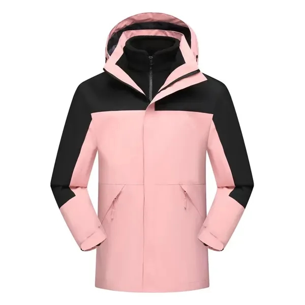 Detachable Windproof Snow Ski Jacket Winter Windbreaker - Detachable Windproof Snow Ski Jacket Winter Windbreaker - Image 3 of 12