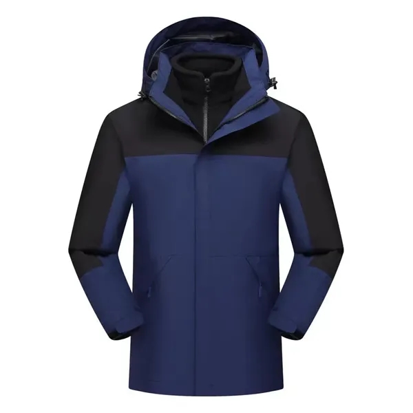 Detachable Windproof Snow Ski Jacket Winter Windbreaker - Detachable Windproof Snow Ski Jacket Winter Windbreaker - Image 5 of 12