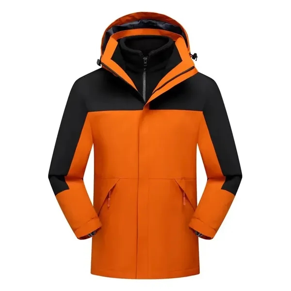 Detachable Windproof Snow Ski Jacket Winter Windbreaker - Detachable Windproof Snow Ski Jacket Winter Windbreaker - Image 6 of 12