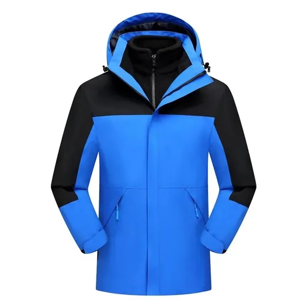 Detachable Windproof Snow Ski Jacket Winter Windbreaker - Detachable Windproof Snow Ski Jacket Winter Windbreaker - Image 8 of 12