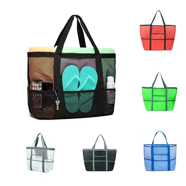 Mesh Beach Bag - Mesh Beach Bag - Image 0 of 2