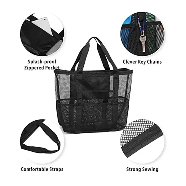 Mesh Beach Bag - Mesh Beach Bag - Image 2 of 2