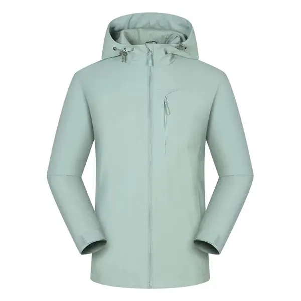 Lightweight Rain Jacket Waterproof Windbreaker for Men Women - Lightweight Rain Jacket Waterproof Windbreaker for Men Women - Image 2 of 11