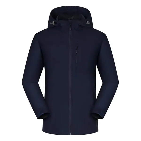 Lightweight Rain Jacket Waterproof Windbreaker for Men Women - Lightweight Rain Jacket Waterproof Windbreaker for Men Women - Image 4 of 11
