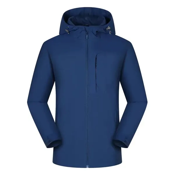 Lightweight Rain Jacket Waterproof Windbreaker for Men Women - Lightweight Rain Jacket Waterproof Windbreaker for Men Women - Image 7 of 11