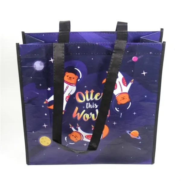 Full Color Printed Non-Woven Travel Tote Bag - Full Color Printed Non-Woven Travel Tote Bag - Image 1 of 1
